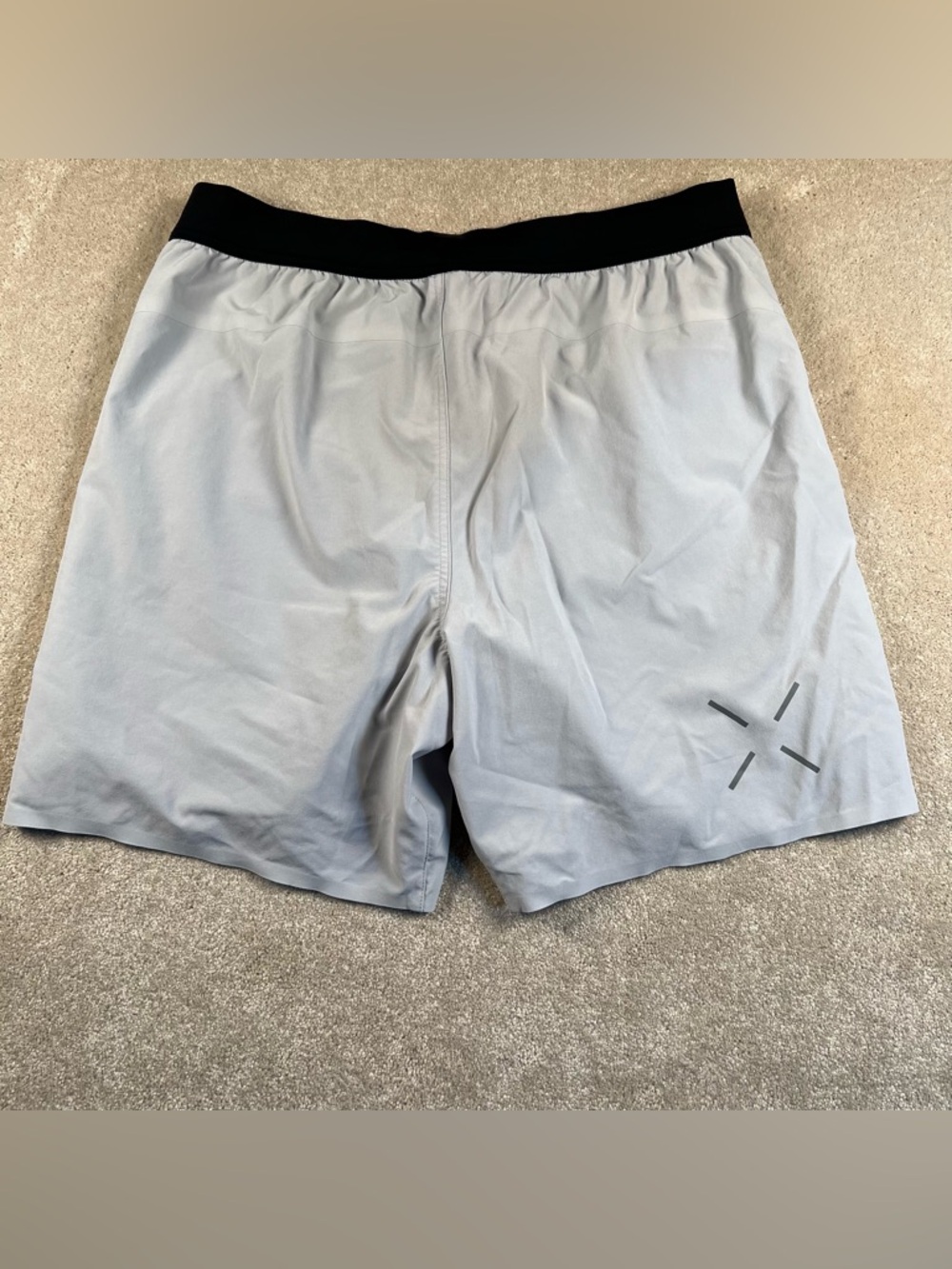 Ten Thousand 7" Interval Shorts Men's Large Athletic Lined Running Workout Gray